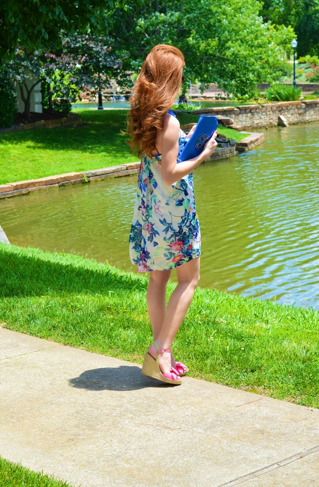 Summer Dress Jimmy Choos & Tennis Shoes