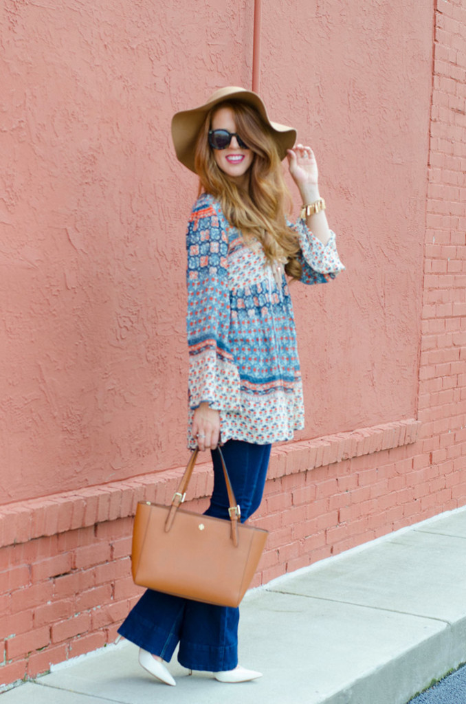 Tunic and Flares - Jimmy Choos & Tennis Shoes