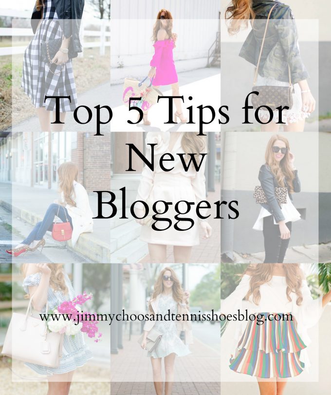 Top 5 Tips for New Bloggers... - Jimmy Choos & Tennis Shoes