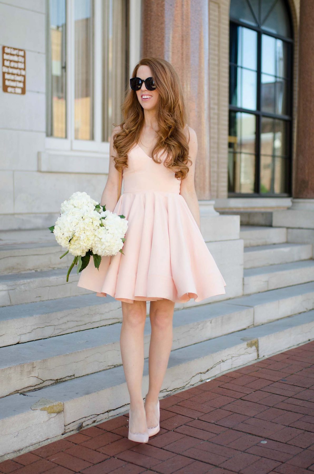 shoes for blush pink dress