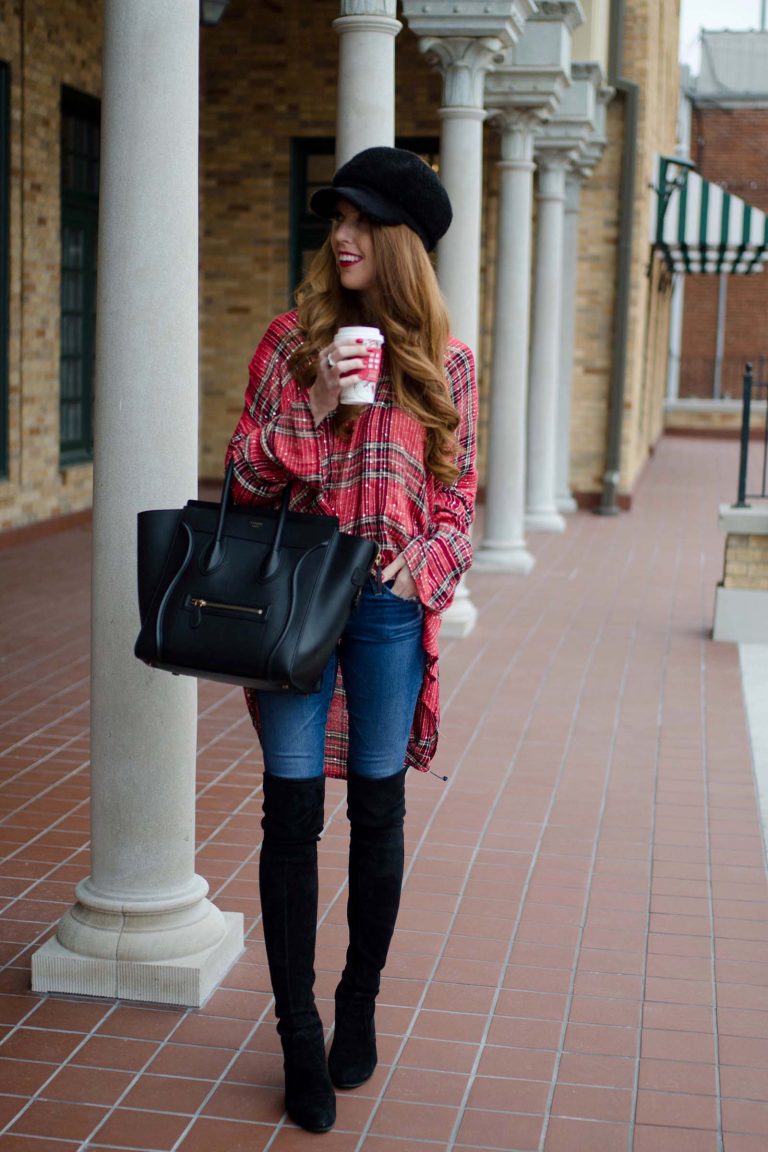 3 Ways to Wear Red for the Holidays Jimmy Choos & Tennis Shoes