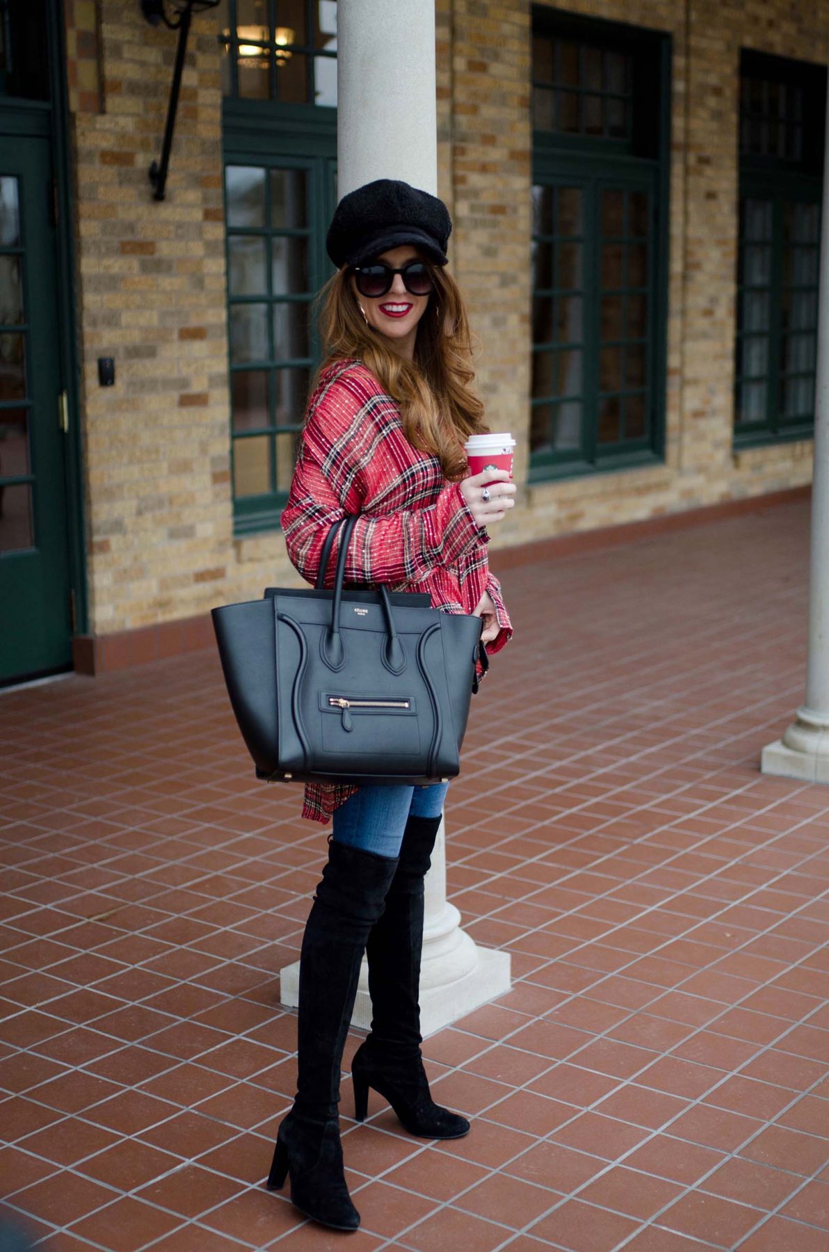 3 Ways to Wear Red for the Holidays - Jimmy Choos & Tennis Shoes