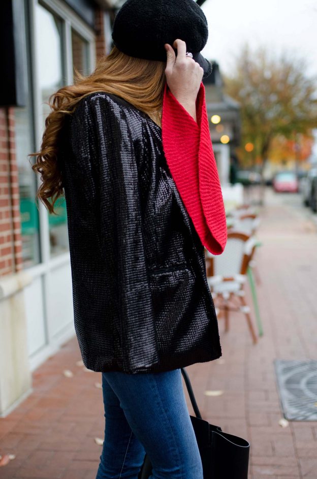 3 Ways to Wear Red for the Holidays Jimmy Choos & Tennis Shoes
