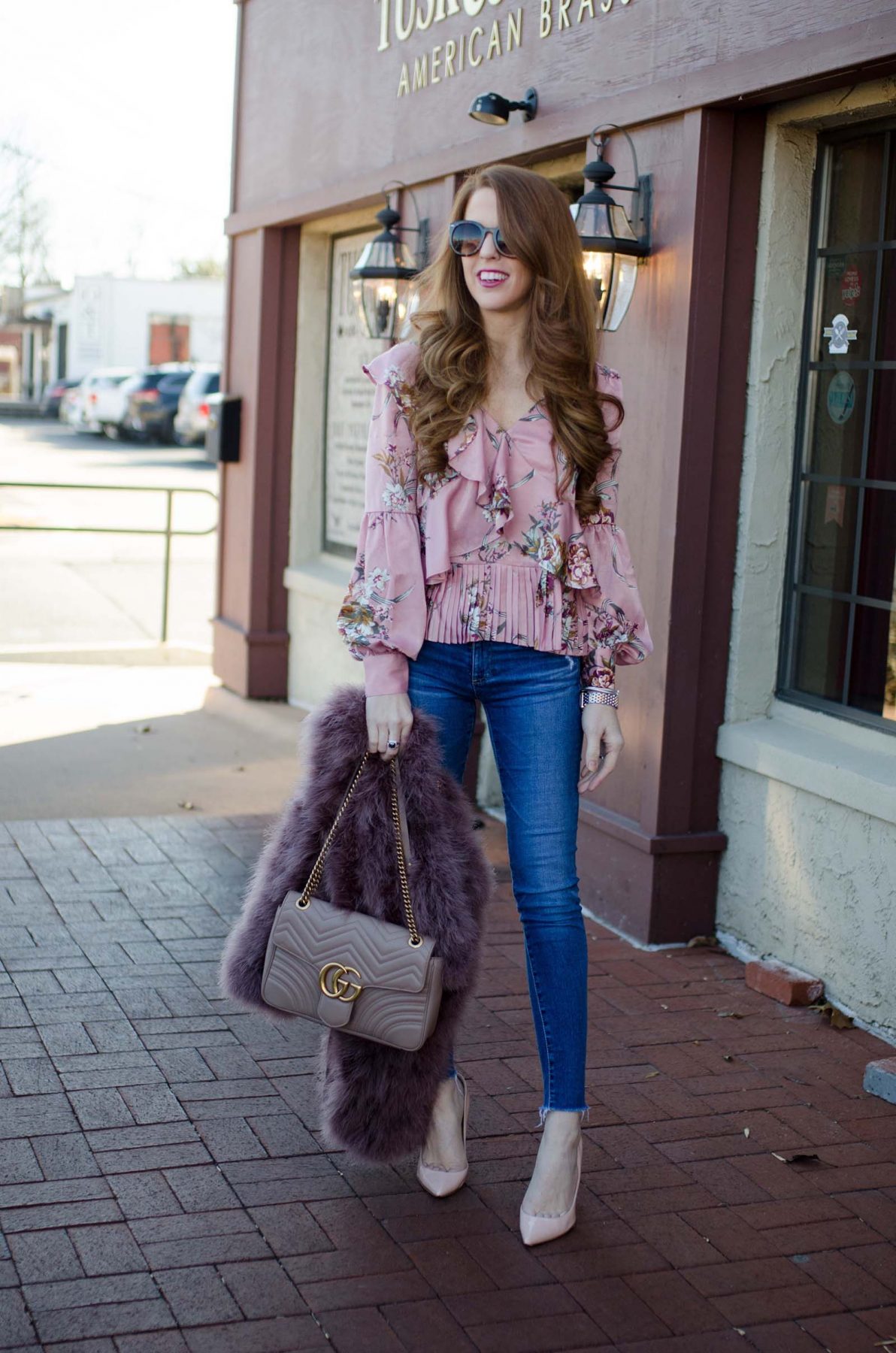 The Perfect Spring Floral Top - Jimmy Choos & Tennis Shoes