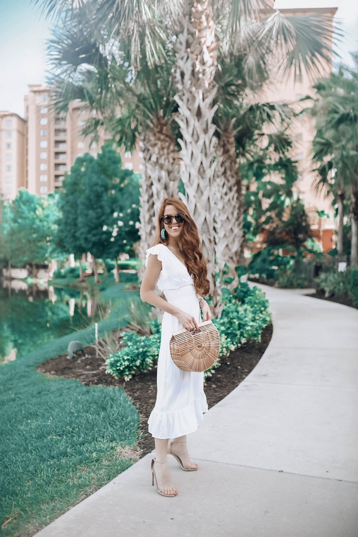 White Midi Dress Under $50 - Jimmy Choos & Tennis Shoes