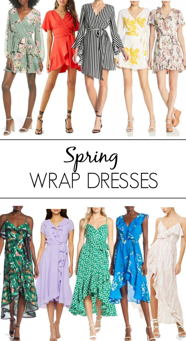 Wrap Dresses for Spring Jimmy Choos & Tennis Shoes