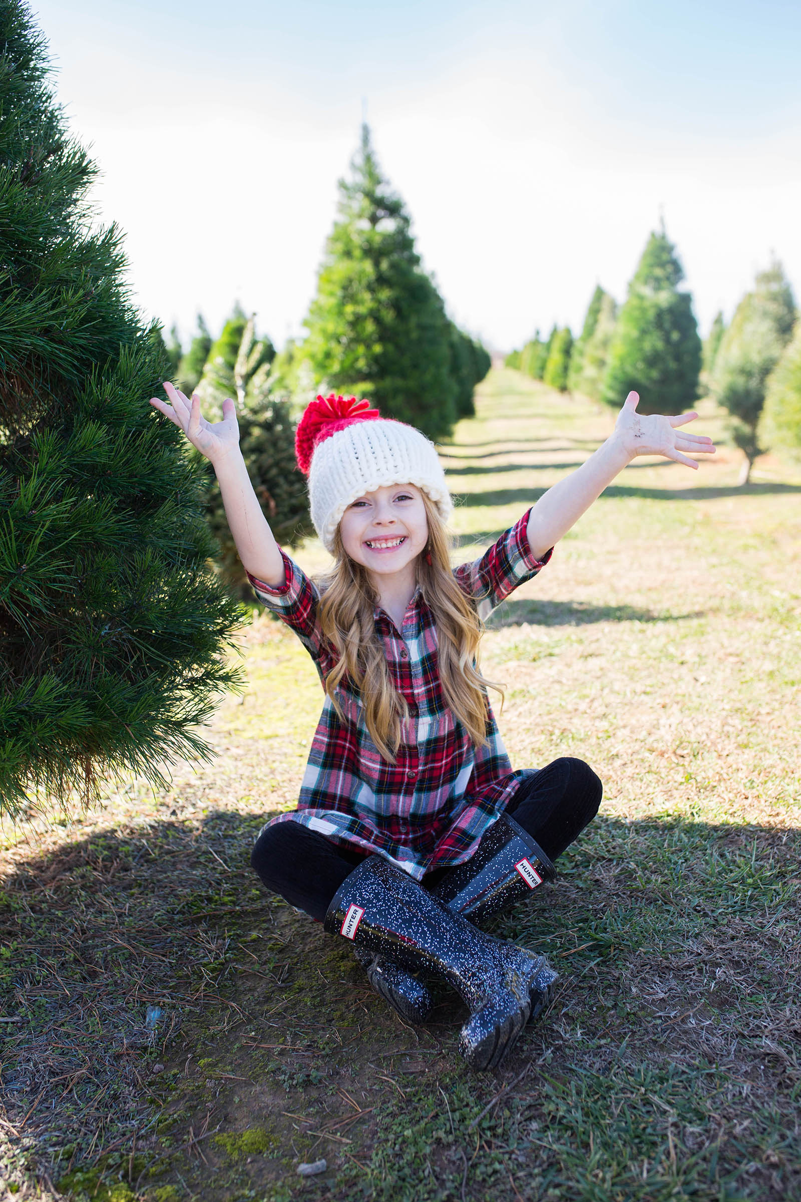 Holiday Traditions in our DSW Hunter Boots Jimmy Choos & Tennis Shoes