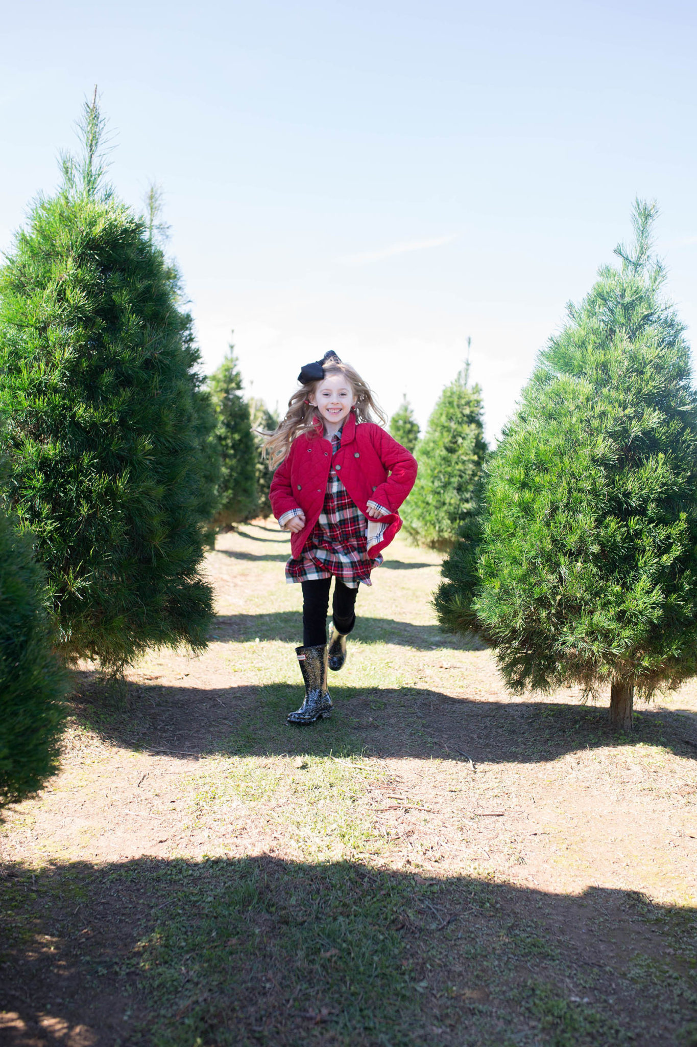 Holiday Traditions in our DSW Hunter Boots Jimmy Choos & Tennis Shoes